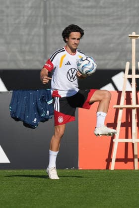 Mika Baur Germany Herzo Base September 29, 2026 German National Team Nations League Preparation, Home Ground, HerzoBase, World of Adidas, Herzogenaurach