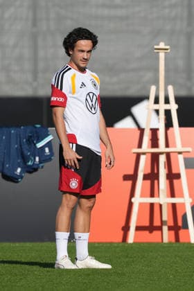 Mika Baur Germany Herzo Base September 29, 2026 German National Team Nations League Preparation, Home Ground, HerzoBase, World of Adidas, Herzogenaurach