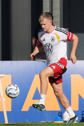 Jonathan Burkardt Germany, Germany Herzo Base September 29, 2026 German National Team Nations League Preparation, Home Ground, HerzoBase, World of Adidas, Herzogenaurach