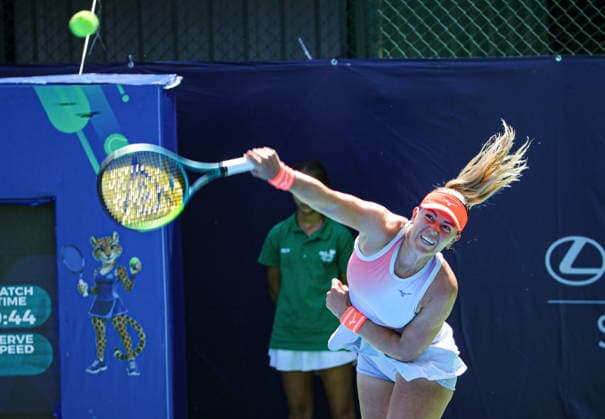 WTA, Tennis Damen 125 Adana Open Tennis Tournament ADANA, TURKIYE - SEPTEMBER 29: Hungarian Dalma Galfi competes against Elena Micic of Australia (not seen) during their round of 32 match at the WTA 125 Adana Open Tennis Tournament at Adana Tennis, Mountain and Water Sports Club (ATDSK) in Adana, Turkiye on September 29, 2026. Yakup Saglam Anadolu Adana Turkey. Editorial use only. Please get in touch for any other usage.  Copyright: x2026xAnadoluxYakupxSaglamx