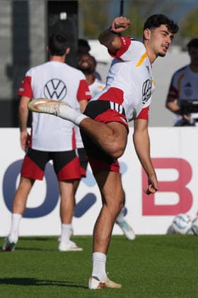 Aleksandar Pavlovic Germany Herzo Base September 29, 2026 German National Team Nations League Preparation, Home Ground, HerzoBase, World of Adidas, Herzogenaurach