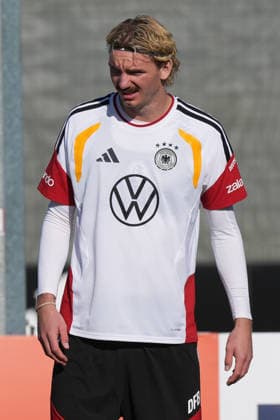 Nick Woltemade Germany Herzo Base September 29, 2026 German National Team Nations League Preparation, Home Ground, HerzoBase, World of Adidas, Herzogenaurach