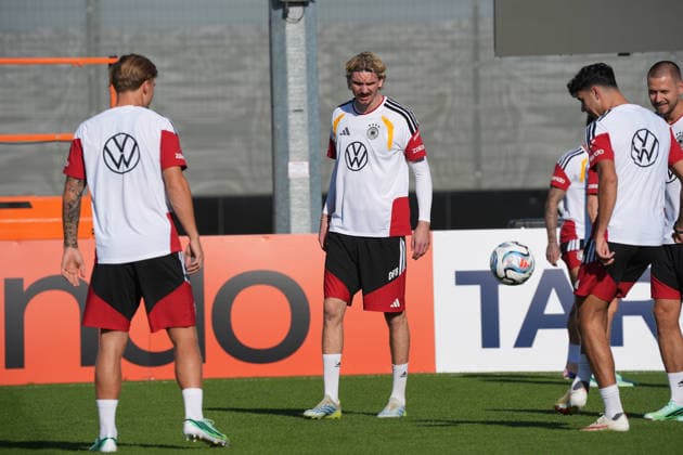 Nick Woltemade Germany Herzo Base September 29, 2026 German National Team Nations League Preparation, Home Ground, HerzoBase, World of Adidas, Herzogenaurach