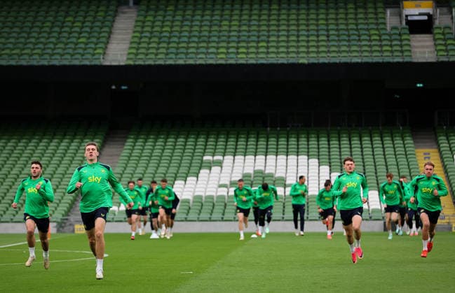 Republic of Ireland Squad Training, Aviva Stadium, Dublin 29 9 2026 Jimmy Dunne Jimmy Dunne 29 9 2026  Copyright: xx RB1_1698