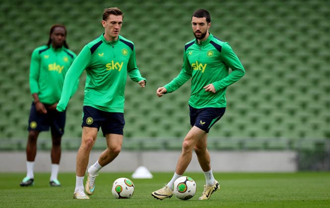 Republic of Ireland Squad Training, Aviva Stadium, Dublin 29 9 2026 Finn Azaz Finn Azaz 29 9 2026  Copyright: xx RB2_2750