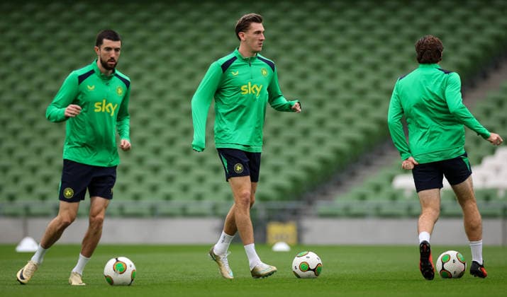 Republic of Ireland Squad Training, Aviva Stadium, Dublin 29 9 2026 Jimmy Dunne Jimmy Dunne 29 9 2026  Copyright: xx RB2_2767