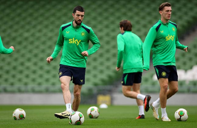 Republic of Ireland Squad Training, Aviva Stadium, Dublin 29 9 2026 Finn Azaz Finn Azaz 29 9 2026  Copyright: xx RB2_2780