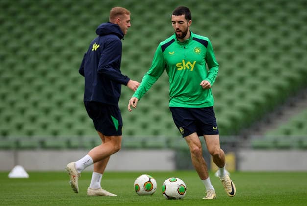 Republic of Ireland Squad Training, Aviva Stadium, Dublin 29 9 2026 Finn Azaz Finn Azaz 29 9 2026  Copyright: xx RB2_2950