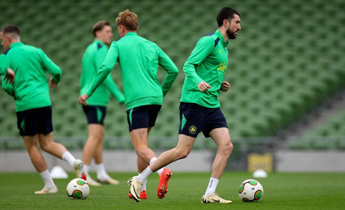 Republic of Ireland Squad Training, Aviva Stadium, Dublin 29 9 2026 Finn Azaz Finn Azaz 29 9 2026  Copyright: xx RB2_3389