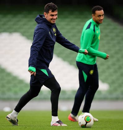 Republic of Ireland Squad Training, Aviva Stadium, Dublin 29 9 2026 John Egan John Egan 29 9 2026  Copyright: xx RB2_4557