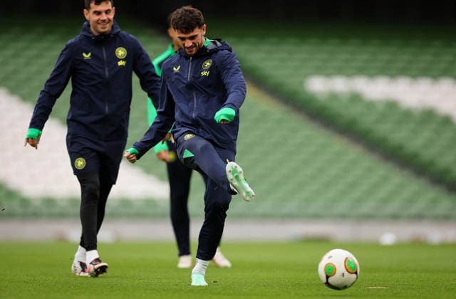 Republic of Ireland Squad Training, Aviva Stadium, Dublin 29 9 2026 Troy Parrott Troy Parrott 29 9 2026  Copyright: xx RB2_4570