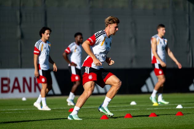 September 29, 2026, GER, Soccer, Men s, UEFA Nations League, Training, DFB German National Team, Finn Jeltsch, Germany, Herzogenaurach, Adidas Basecamp, Halftime, Bayern, Germany Copyright: xNordphoto Memmlerx