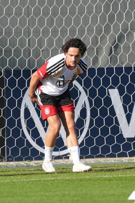 Mika Baur Germany Herzo Base September 29, 2026 German National Team Nations League Preparation, Home Ground, HerzoBase, World of Adidas, Herzogenaurach