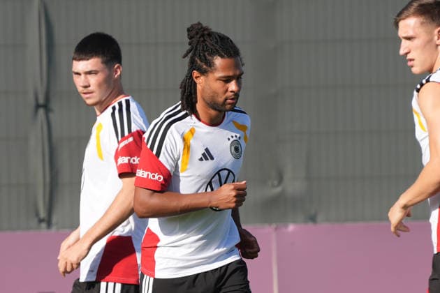 Serge Gnabry Germany Herzo Base September 29, 2026 German National Team Nations League Preparation, Home Ground, HerzoBase, World of Adidas, Herzogenaurach