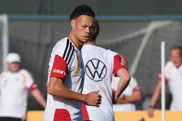 Derry Scherhant Germany Herzo Base September 29, 2026 German National Team Nations League Preparation, Home Ground, HerzoBase, World of Adidas, Herzogenaurach
