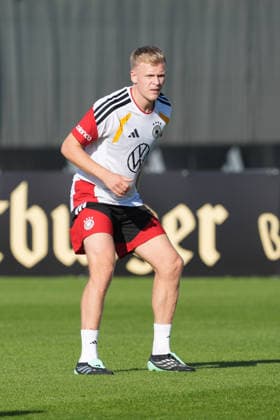 Jonathan Burkardt Germany, Germany Herzo Base September 29, 2026 German National Team Nations League Preparation, Home Ground, HerzoBase, World of Adidas, Herzogenaurach