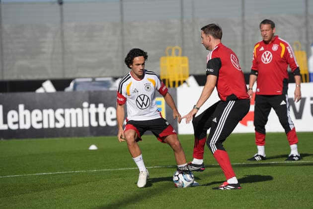 Mika Baur Germany Herzo Base September 29, 2026 German National Team Nations League Preparation, Home Ground, HerzoBase, World of Adidas, Herzogenaurach
