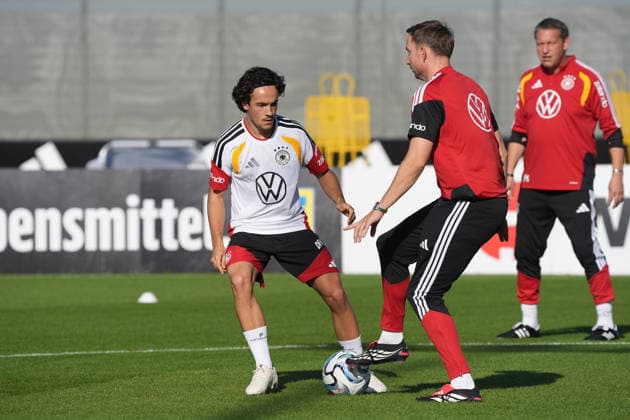 Mika Baur Germany Herzo Base September 29, 2026 German National Team Nations League Preparation, Home Ground, HerzoBase, World of Adidas, Herzogenaurach