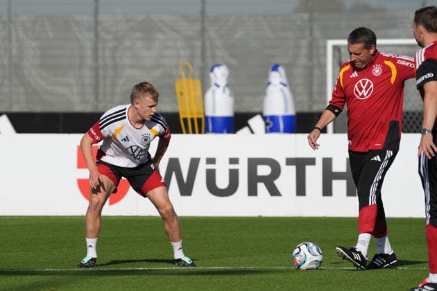 Jonathan Burkardt Germany, Herzo Base September 29, 2026 German National Team Nations League Preparation, Home Ground, HerzoBase, World of Adidas, Herzogenaurach