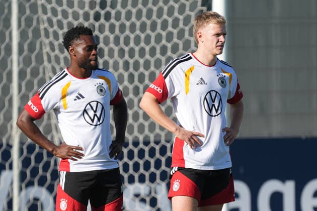 Ridle Baku, Jonathan Burkardt Germany, Germany Herzo Base September 29, 2026 German National Team Nations League Preparation, Home Ground, HerzoBase, World of Adidas, Herzogenaurach