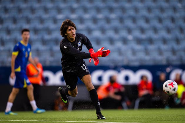 September 29, 2026: Goalkeeper Amil Siljevic of Bosnia and Herzegovina during the UEFA European Under-21 Qualifier soccer match between Norway and Bosnia and Herzegovina on September 29, 2026 in Stavanger. Photo by Marius Simensen. BILDBYRAN COP 238 bbeng bosnia bosnia and herzegovina eu qualifiers soccer football norway u21 uefa euro under 21 qualifiers  Copyright: MARIUSxSIMENSEN BB260929BB297
