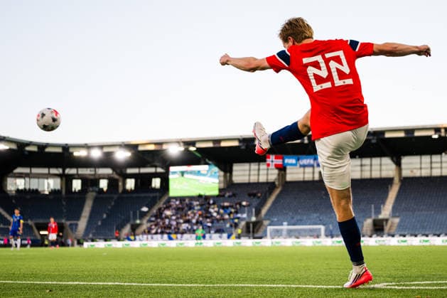 September 29, 2026: Bo Asulv Hegland of Norway during the UEFA European Under-21 Qualifier soccer match between Norway and Bosnia and Herzegovina on September 29, 2026 in Stavanger. Photo by Marius Simensen. BILDBYRAN COP 238 bbeng bosnia bosnia and herzegovina eu qualifiers soccer u21 uefa euro under 21 qualifiers  Copyright: MARIUSxSIMENSEN BB260929BB349
