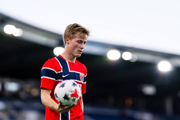 September 29, 2026: Bo Asulv Hegland of Norway during the UEFA European Under-21 Qualifier soccer match between Norway and Bosnia and Herzegovina on September 29, 2026 in Stavanger. Photo by Marius Simensen, BILDBYRAN COP 238 bbeng bosnia bosnia and herzegovina eu under-21 qualifiers soccer u21 uefa euro under-21 qualifiers  Copyright: MARIUSxSIMENSEN BB260929BB362
