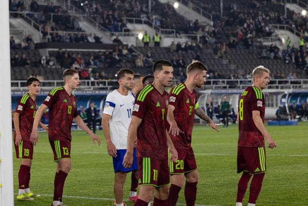September 29, 2026, Helsinki, Uusimaa, Finland: HELSINKI, FINLAND - SEPTEMBER 29, 2026: Finland and Belarus compete during the men s UEFA Nations League football match at Helsinki Olympic Stadium in Helsinki, Finland, on September 29, 2026. . Helsinki Finland - ZUMAt172 20260929_zip_t172_021 Copyright: xJosexTabaresx