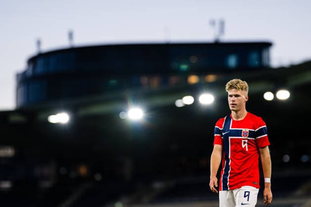 September 29, 2026: Sindre Walle Egeli of Norway during the UEFA European Under-21 Qualifier soccer match between Norway and Bosnia and Herzegovina on September 29, 2026 in Stavanger. Photo by Marius Simensen. BILDBYRAN COP 238 bbeng bosnia bosnia and herzegovina u21 qualifiers soccer u21 uefa euro under-21 qualifiers  Copyright: MARIUSxSIMENSEN BB260929BB416