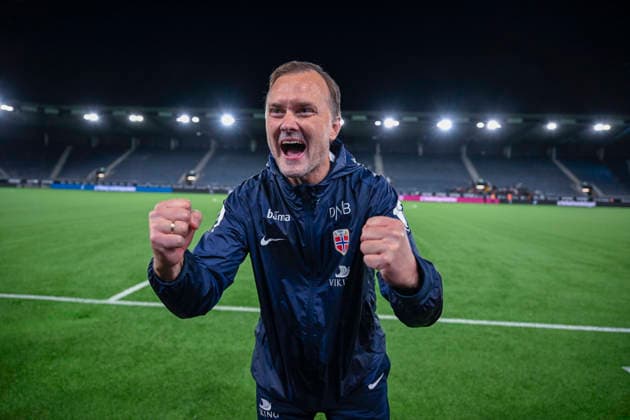 U21 European Championship Qualifier: Norway vs. Bosnia and Herzegovina, Stavanger, September 29, 2026. A satisfied national team coach, Jan Peder Jalland, after the victory in the U21 European Championship qualifier between Norway and Bosnia and Herzegovina at Lyse Arena in Stavanger. Photo: Carina Johansen, NTB Stavanger, Norway EDITORIAL USE ONLY RESTRICTED USE FOR BETTING COMPANIES  Copyright: xCarinaxJohansenx xNTBx