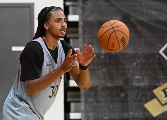 September 29, 2026, Quebec, Qc, Canada: Toronto Raptors Collin Murray-Boyles during basketball training camp action in Quebec City, Tuesday, Sept. 29, 2026 Canada News - September 29, 2026  - ZUMAc35_ 20260929_zaf_c35_065 Copyright: xJacquesxBoissinotx