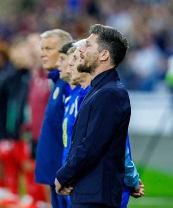 29.09.2026 Scotland v Switzerland, UEFA Nations League, League Stage : Sebastian Pocognoli sings National Anthem  Copyright: xKennyxRamsay.Scotlandx NINTCHDBPICT001112137932