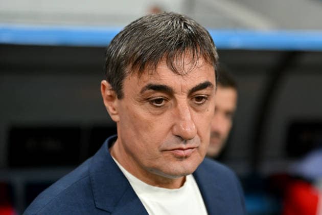 LJUBLJANA, SLOVENIA - SEPTEMBER 29: Goce Sedloski head coach of North Macedonia before the UEFA Nations League, League B Group B1, match between Slovenia and North Macedonia at Stadion Stozice, Ljubljana on September 29, 2026 in Ljubljana, Slovenia. (Photo by Igor Kupljenik Sports Press Photo). Copyright: xIgorxKupljenikx xSPPx Sportspressphoto_SPR242620