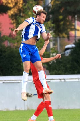 September 29, 2026, Germany, Soccer, Friendly Match, 2. Bundesliga, Matchday, 2026–2027 Season, Ernst Reuter Stadium, Berlin, Hertha03 Zehlendorf vs. Hertha BSC Pascal Klemens Hertha BSC Berlin 41 2. Bundesliga DFB DFL regulations prohibit any use of photographs as image sequences and or quasi-video nordphoto GmbH Engler Berlin Ernst Reuter Stadium Berlin Germany Copyright: xNordphotox xEnglerx