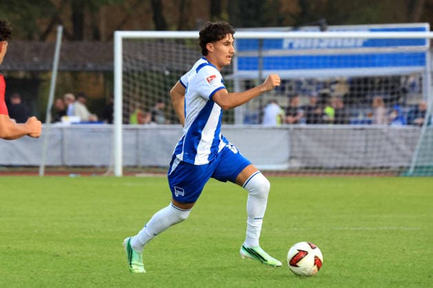 September 29, 2026, Germany, Soccer, Friendly Match, 2. Bundesliga, Matchday, 2026–2027 Season, Ernst Reuter Stadium, Berlin, Hertha03 Zehlendorf vs. Hertha BSC Kian Todorovic Hertha BSC Berlin 36 2nd Division DFB DFL regulations prohibit any use of photographs as image sequences and or quasi-video nordphoto GmbH Engler Berlin Ernst Reuter Stadium Berlin Germany Copyright: xNordphotox xEnglerx