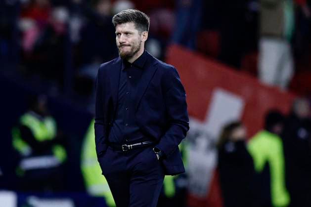 Scotland v Switzerland UEFA Nations League Manager Sebastien Pocognoli of Scotland reacts after Jack Hendry is shown a red card during the UEFA Nations League Group B1 match at Barclays Hampden, Glasgow 29 09 2026 UK Newspapers OUT Copyright: xJamiexJohnstonx FIL-24011-0069