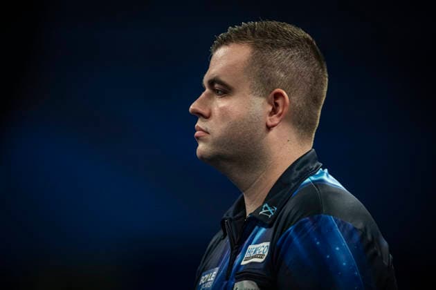 RECORD DATE NOT STATED 29th September 2026; Mattioli Arena, Leicester, England; PDC World Grand Prix Darts, Day 2; Niels Zonneveld GodfreyxPitt