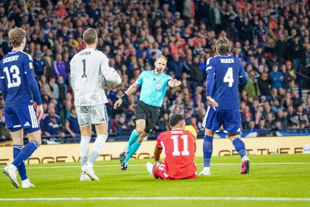 Soccer: UEFA Nations League 2026–2027, Matchday 2: Scotland vs. Switzerland at Hampden Park, Glasgow; Referee: Nenad Minakovic (Serbia) Copyright: xJOERANxSTEINSIEKx