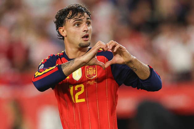NED: Spain v Croatia. UEFA Nations League. Matchday 2. Marc Pubill of Spain during Spain v Croatia UEFA Nations League match at La Cartuja Stadium on September 29, 2026 in Sevilla, Spain. kpng Copyright: xAntonioxPozox xPRESSINPHOTOx AP_2627_ESP_CRO_018