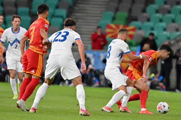 LJUBLJANA, SLOVENIA - SEPTEMBER 29: During the UEFA Nations League, League B Group B1, match between Slovenia and North Macedonia at Stadion Stozice, Ljubljana on September 29, 2026 in Ljubljana, Slovenia. (Photo by Igor Kupljenik Sports Press Photo). Copyright: xIgorxKupljenikx xSPPx Sportspressphoto_SPR242760