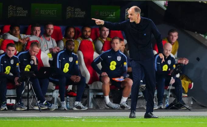 Thomas Tuchel, Manager Head Coach of England reacts Czechia v England, UEFA Nations League, Football, Fortuna Arena, Prague, Czechia - 29 Sep 2026Prague Fortuna Arena Czech Republic  Copyright: xJavierxGarcia Shutterstockx 17175831ai