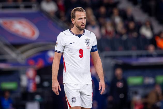 CZECHIA - ENGLAND Harry Kane of England and Bayern Munich during UEFA Nations League - League A - Group A3 - Matchday 2 - football match between Czechia and England. Fortuna Arena, Eden, Stadion, Prague, Czechia September 29, 2026. Photo by Branislav Racko Copyright: xx 080A6191