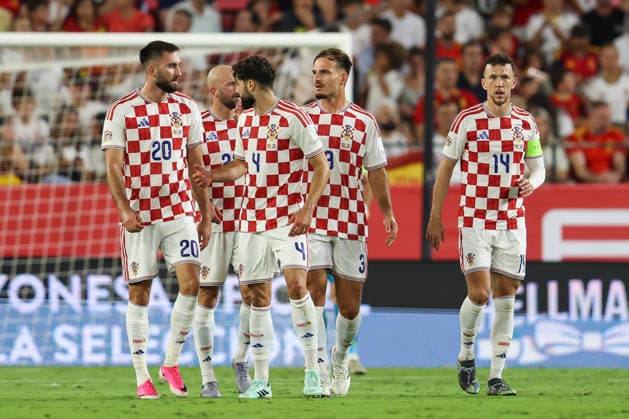 NED: Spain v Croatia. UEFA Nations League. Matchday 2. Dion Beljo of Croacia during Spain v Croatia UEFA Nations League match at La Cartuja Stadium on September 29, 2026 in Sevilla, Spain. kpng Copyright: xAntonioxPozox xPRESSINPHOTOx AP_2627_ESP_CRO_023