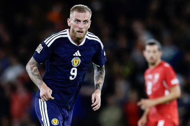 Scotland v Switzerland UEFA Nations League Oli McBurnie of Scotland during the UEFA Nations League Group B1 match at Barclays Hampden, Glasgow 29 09 2026 UK Newspapers OUT Copyright: xJamiexJohnstonx FIL-24011-0109