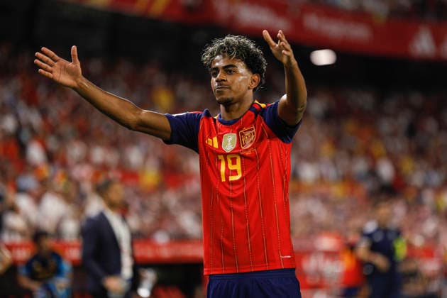 NED: Spain v Croatia. UEFA Nations League. Matchday 2. Lamine Yamal of Spain during Spain v Croatia UEFA Nations League match at La Cartuja Stadium on September 29, 2026 in Sevilla, Spain. kpng Copyright: xAntonioxPozox xPRESSINPHOTOx AP_2627_ESP_CRO_041