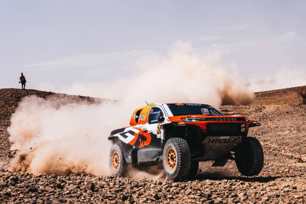 W2RC - RALLYE DU MAROC 2026 202 LATEGAN Henk (rsa), CUMMINGS Brett (rsa), Toyota Hilux GR, Toyota Gazoo Racing W2RC, FIA W2RC,ULT T1+, action during the Stage 1 of the Rallye du Maroc 2026, 4th round of the 2026 WR2C Championship from September 29, 2026 between Agadir and Zagora, Morocco - AgadirMorocco  Copyright: xDamienxSaulnierx