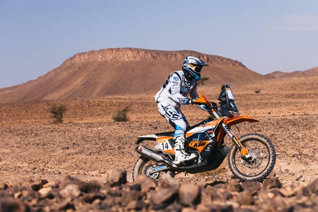 W2RC - RALLYE DU MAROC 2026 14 DOCHERTY Michael (rsa), Hero Motosports Team Rally, Hero 450 Rally, FIM W2RC, Rally 2, action during the Stage 1 of the Rallye du Maroc 2026, 4th round of the 2026 WR2C Championship from September 29, 2026 between Agadir and Zagora, Morocco - AgadirMorocco  Copyright: xDamienxSaulnierx