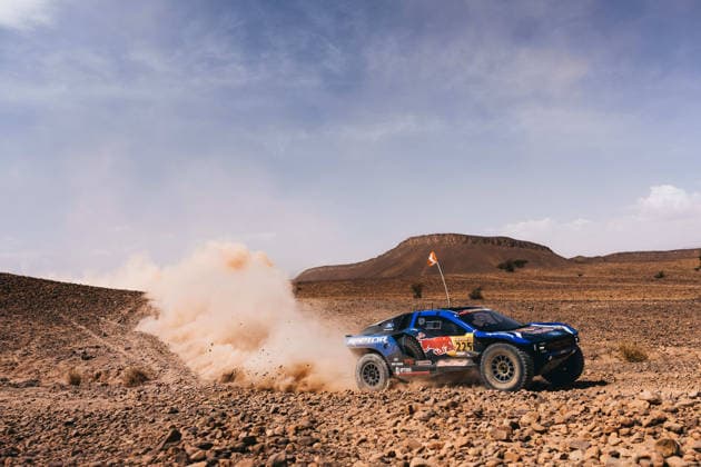 W2RC - RALLYE DU MAROC 2026 225 SAINZ Carlos (esp), OLIVERAS Daniel (esp), Ford Raptor, Ford Racing, FIA W2RC, ULT T1+, action during the Stage 1 of the Rallye du Maroc 2026, 4th round of the 2026 WR2C Championship from September 29, 2026 between Agadir and Zagora, Morocco - AgadirMorocco  Copyright: xDamienxSaulnierx