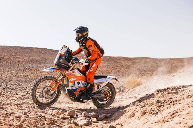 W2RC - RALLYE DU MAROC 2026 87 SERTILHANGES Valentin (fra), Horizon Moto 95, KTM 450 Rally Factory Replica, FIM W2RC, Rally 2 MM, action during the Stage 1 of the Rallye du Maroc 2026, 4th round of the 2026 WR2C Championship from September 29, 2026 between Agadir and Zagora, Morocco - AgadirMorocco  Copyright: xDamienxSaulnierx