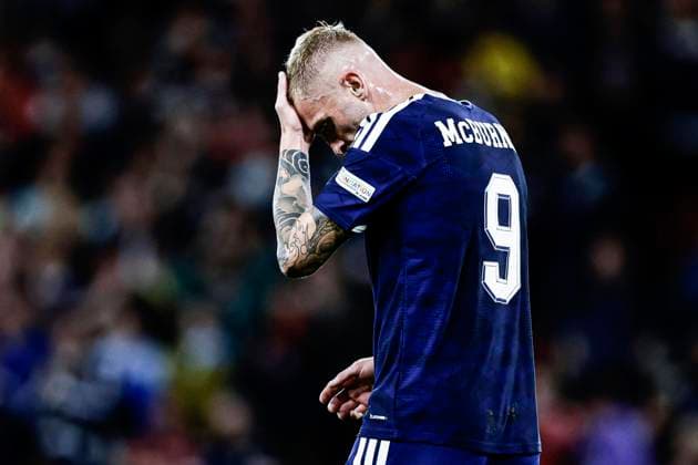 Scotland v Switzerland UEFA Nations League Oli McBurnie of Scotland during the UEFA Nations League Group B1 match at Barclays Hampden, Glasgow 29 09 2026 UK Newspapers OUT Copyright: xJamiexJohnstonx FIL-24011-0113